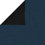 Treibende Pool-solarplane Pe 732x366 Cm Schwarz Und Blau Vidaxl