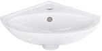 Keramik Eck Waschbecken Handwaschbecken 36x36x15 Cm - Belvit
