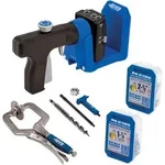 Pocket Hole Jig 520 Pro Taschenloch Bohrschablone ( Kphj520pro ) + Stufenbohrer + Bit