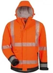 Warnschutz-softshelljacke Lukas Gr. Xl Orange/schwarz 100% Pes - Elysee