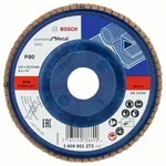 Bosch - F&auml;cherschleifscheibe X431 Standard For Metal Gerade 115 Mm 80 Kunststoff -