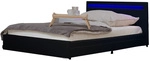Home Deluxe - Led Bett Mit Schubladen Nube Farbe: Schwarz, Gr&ouml;&szlig;e: 180 X 200 Cm