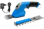 G&uuml;de - Gartenpflege Set 2in1 Grasschere Strauchschere Akku 2 Messer Rasenpflege