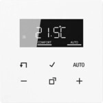 Jung Lb-management Raumthermostat-set, Serie Ls, Alpinwei&szlig; Tr D Ls 1790 Ww