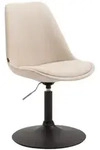 Esszimmerstuhl Maverick Stoff Creme Schwarz