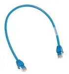Hager Patchkabel Mit 2x Rj45 Stecker F&uuml;r Wan-/lan-anwendung, Farbe Blau, L&auml;nge 1 M