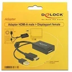 Delock 62667 Hdmi Zu Displayport Konverter Schwarz