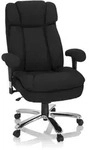Schwerlaststuhl / B&uuml;rostuhl Builder Xxl I Stoff Schwarz Hjh Office