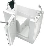 Sitzwanne Whirlpool Badewanne Mit T&uuml;r S08wp-b-l 110x68cm