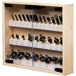 Fr&auml;sersortiment In Stabiler Vitrine, 30-teilig, 8 Mm, Fr&auml;ser F&uuml;r Oberfr&auml;sen,