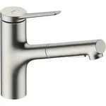 Zesis M33 - Sp&uuml;ltischarmatur 150, Mit Ausziehbarer Brause, Design Edelstahl 74800800