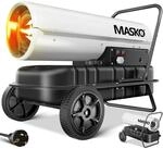 Masko&reg; Diesel-heizkanone 30 Kw Mit Thermostat, 34 L - Wei&szlig;/schwarz
