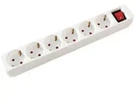 19.99.1086 Steckdosenleiste Mit Schalter Wei&szlig; Schutzkontakt 1 St. - Value