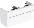 Geberit Icon Unterschrank F&uuml;r Doppelwaschtisch, 4 Schubladen,