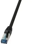 Patchkabel Pur Cat.6a S/ftp Schwarz 50m - Logilink
