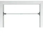 Teleskop-klemmstange Herkules 47-80cm, Klemmregal, Wei&szlig;, Pulverbeschichtetes...