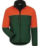 Waldarbeiter-softshelljacke Sanddorn Gr.l Gr&uuml;n/orange Elysee