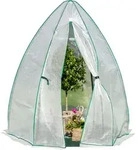 Westmann - Foliengew&auml;chshaus Winterzelt 'olive', Wei&szlig;, 160 X 160 X 183 Cm (l X B X