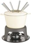 Kitchencraft Masterclass Fondue Mit 6 Gabeln Of Emailliertem Gusseisen, 21 X 18 Cm -