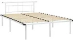 Vidaxl Bettgestell Wei&szlig; Metall 140x200 Cm