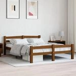Massivholzbett Honigbraun Kiefer 120x200 Cm Vidaxl