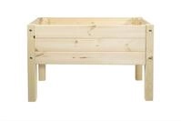 Mgc24 Hochbeet Massiv F&uuml;r Kinder 79x40x50cm Kiefernholz Natur