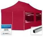House Of Tents - 3x6 M Faltpavillon, Economy Alu 32mm, Seitenteile Mit