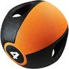 Pure2improve - Medizinball mit Griffen 4 kg Orange Orange