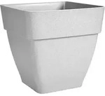 Pot Elho Vibia Campana Carr&eacute; 37cm Design Ciment Carr&eacute;, Durable Et L&eacute;ger -...