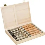 Bahco - Stechbeitel-satz, 6-tlg, Holzbox, 6,10,12,18,25,32mm 425-083