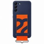 Samsung Ef-gs906tn S22+ S906 H&uuml;lle, Marineblau/marineblau, Silikonh&uuml;lle Mit