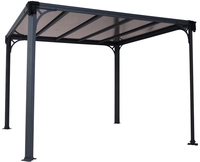 Canopia Aluminium Pavillon Milano 3000 Anthrazit 308x308x225 Cm - Palram