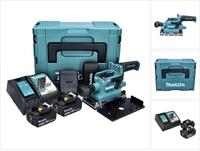 Makita - Schwingschleifer Dbo380rtj (2 X 5,0 Ah + Dc18rc + Makpac 3)