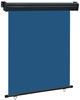 Balkon-Seitenmarkise 140 × 250 cm Blau vidaXL40431
