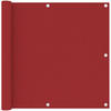 Bonnevie - Balkon-Sichtschutz,Balkonverkleidung Rot 90x300 cm Oxford-Gewebe...
