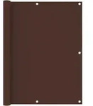 Balkon-sichtschutz Braun 120x300 Cm Oxford-gewebe Vidaxl