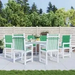 Vidaxl - Gartenstuhlauflagen F&uuml;r Niedriglehner 6 Stk. Gr&uuml;n 100x50x3 Cm