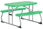 Lifetime - Picknickgarnitur 'kids'/ Gartentisch F&uuml;r Kinder, Gr&uuml;n, 82,5 X 90 X 53,5