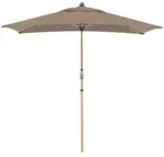 Doppler Sonnenschirm / Kurbelschirm "alu Wood Ultra 210 X 140 Auto Tilt", 210 X 140