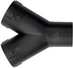 Metabo - 630897000 Y-doppelanschluss Passend F&uuml;r Sauganschluss: 35 Mm, 44 Mm, 58 Mm