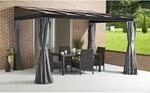Terrassen&uuml;berdachung St. Barthelemy 8x12, Anthrazit, 248 X 364 X 240 Cm (l X B X H),