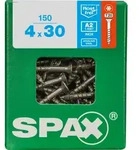 Spax - Universalschrauben 4.0 X 30 Mm Tx 20 Senkkopf - 150 Stk. Holzschrauben