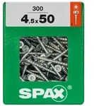 Spax - Universalschrauben 4.5 X 50 Mm Tx 20 - 300 Stk. Holzschrauben