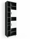 Vicco - Badschrank Ilias, Anthrazit/wei&szlig;, 60 X 190 Cm
