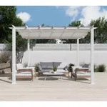 Paragon Outdoor Metall Pergola Florida 1111 Wei&szlig; 350x350x235 Cm