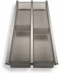 Cuisio Besteckeinsatz Besteckkasten 300 Mm Transluzent-graphitgrau