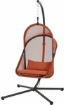 Yobaya H&auml;ngesessel Relaxed Red Stahl,textilbezug Relaxed Red