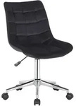 B&uuml;rostuhl Medford Samt Schwarz