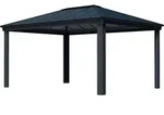 Palram - Canopia Aluminium Pavillon Dallas 4900 Grau 488x364x296 Cm