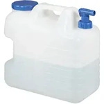 Relaxdays - 20 L Wasserkanister, Ablasshahn, Schraubdeckel, Tragbarer